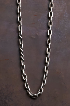 NECKLACE ANCHOR CHAIN / SILVER