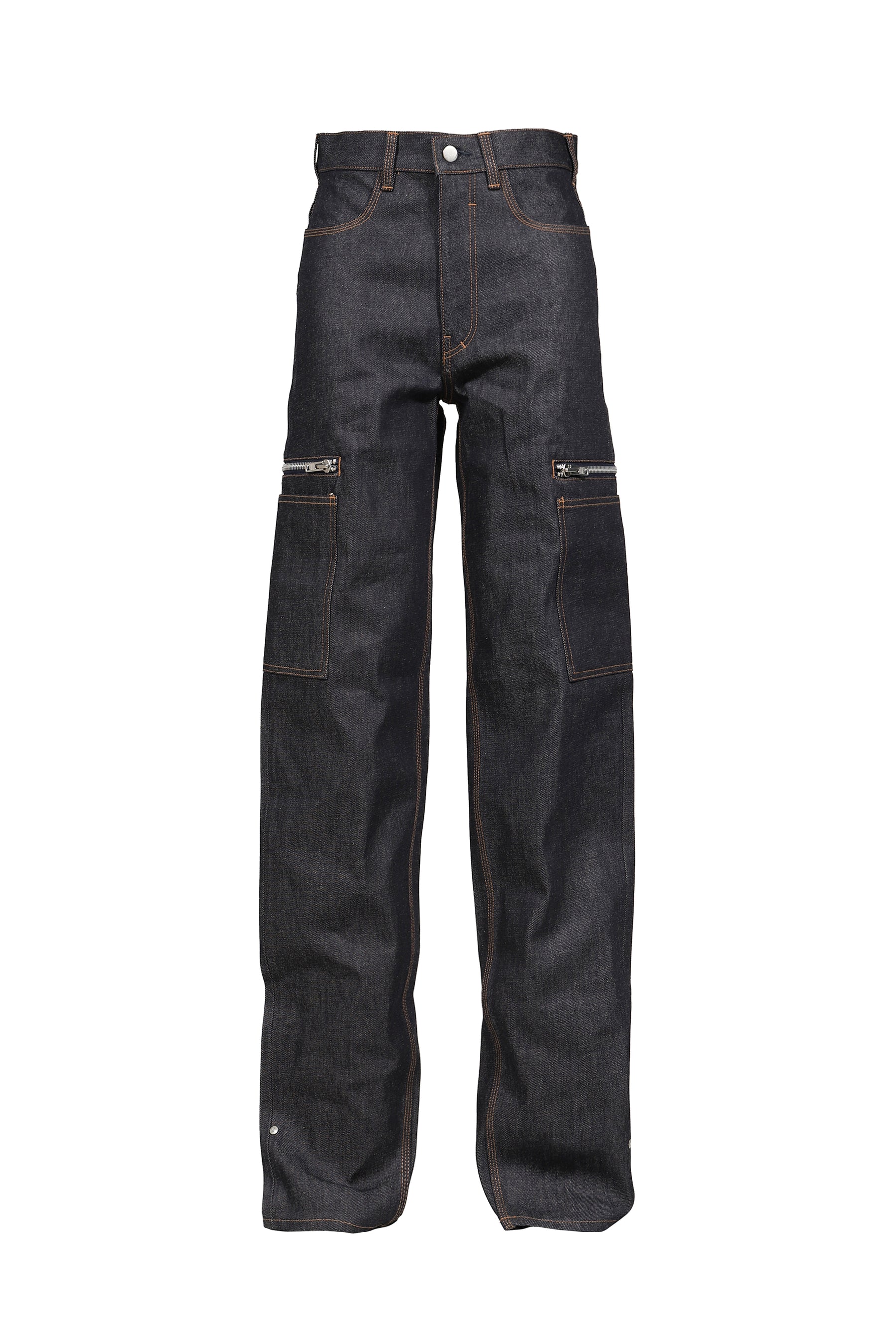 Matthew M. Williams SS26 BLUE RAW JAPANESE DENIM ZIP POCKET WORK