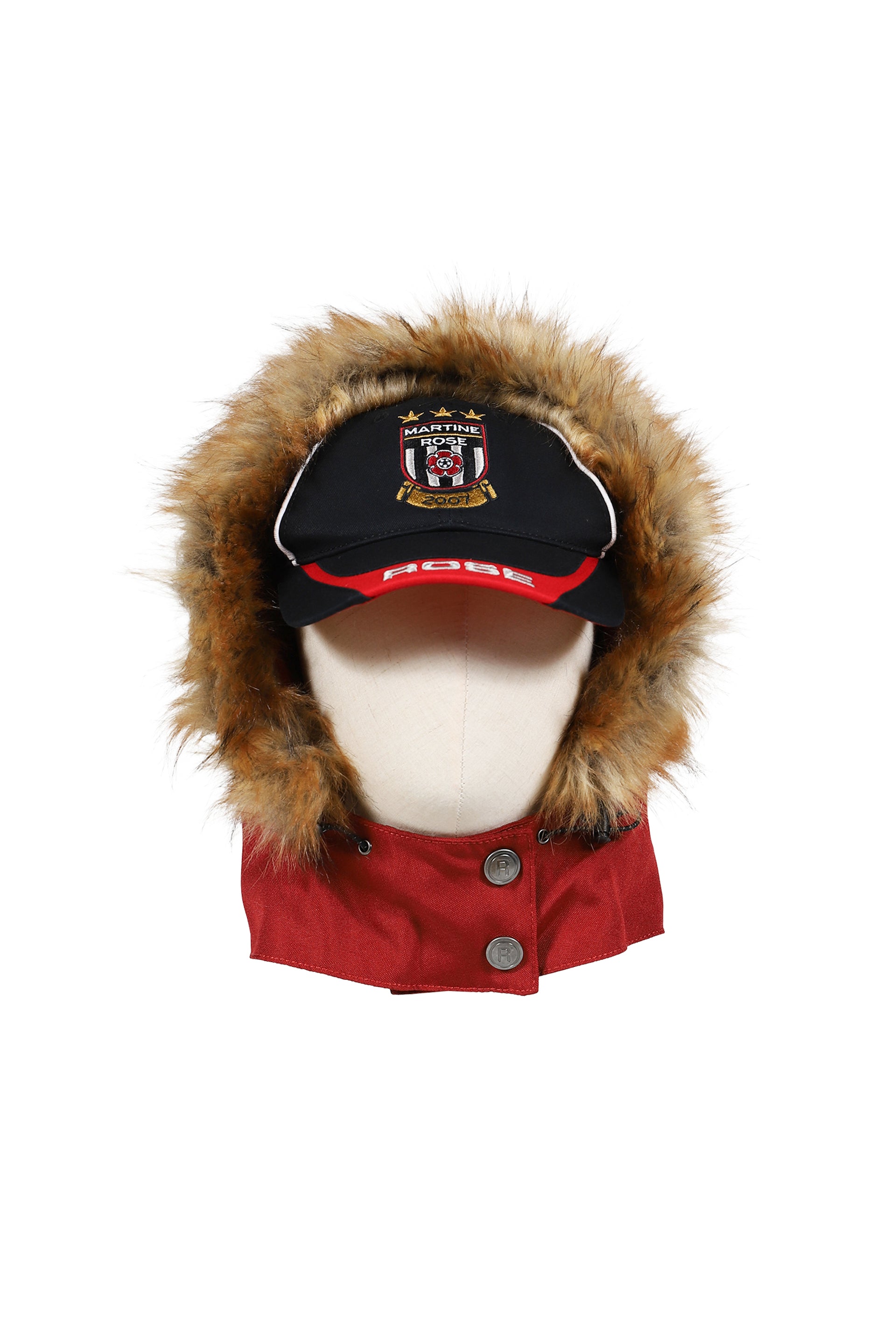 PARKA CAP HOOD / RED