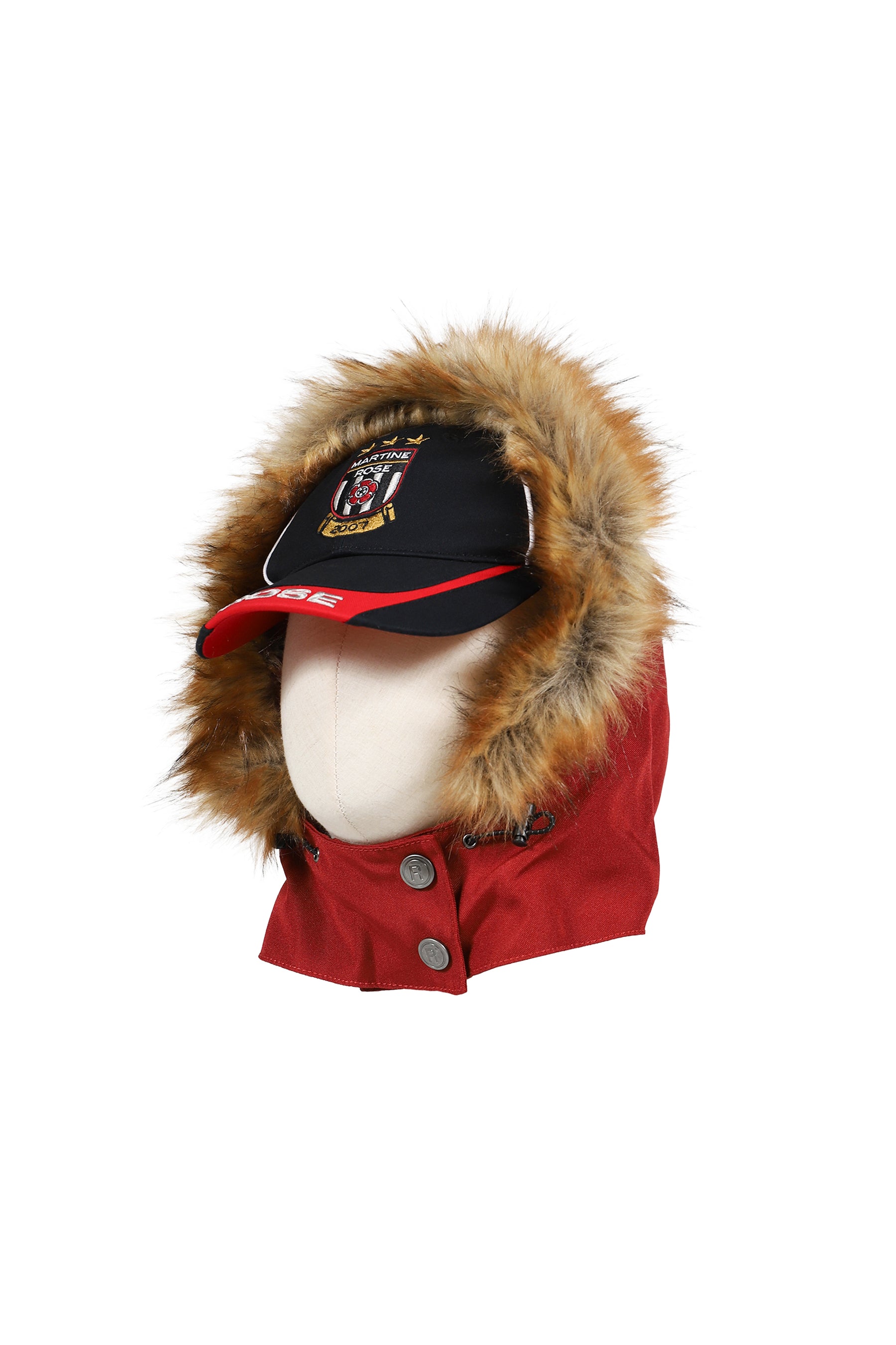 PARKA CAP HOOD / RED