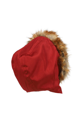 PARKA CAP HOOD / RED