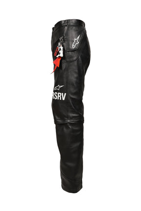 2.0 NEO BAT LEATHER PANTS / BLK