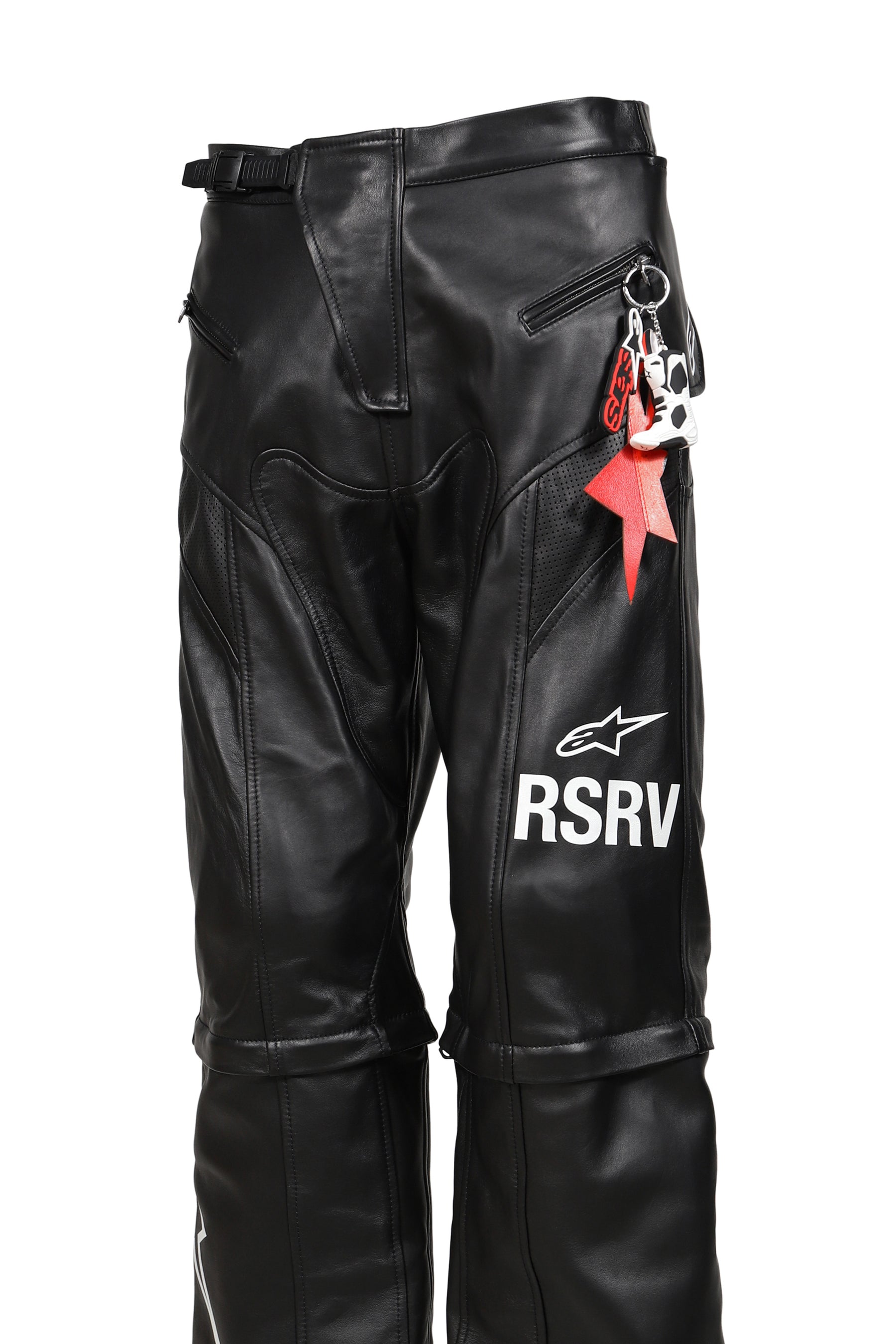 2.0 NEO BAT LEATHER PANTS / BLK