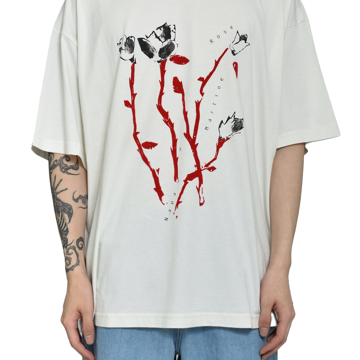 ☆即発送 NAPA BY MARTINE ROSE ロンT ベージュ系 Lサイズ Martine