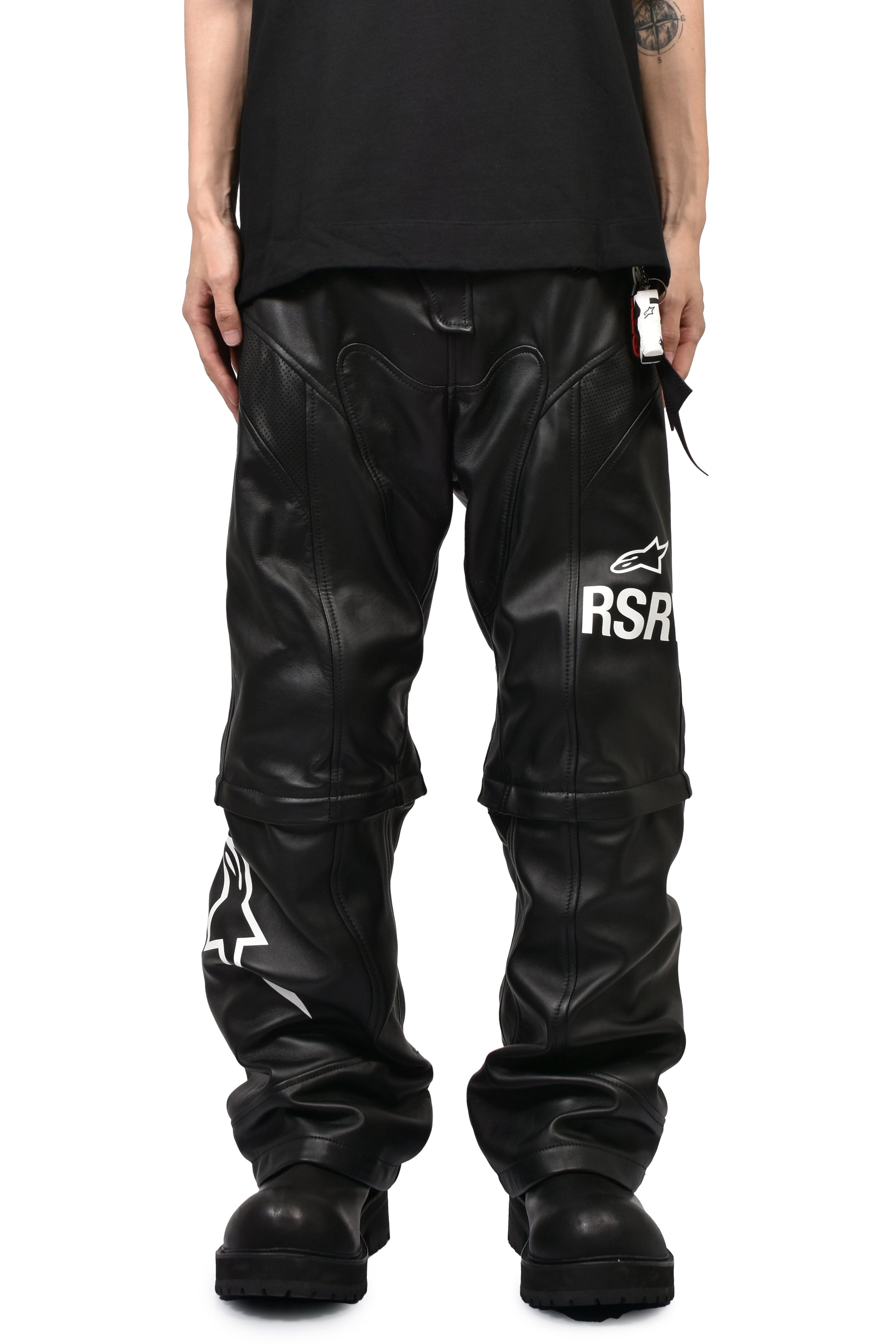 2.0 NEO BAT LEATHER PANTS / BLK