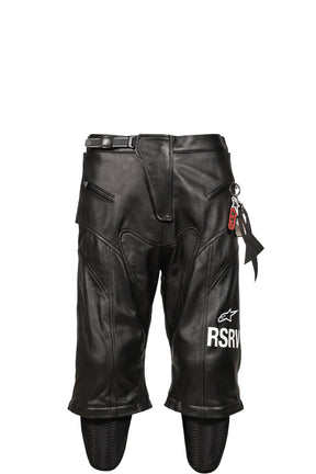 2.0 NEO BAT LEATHER PANTS / BLK