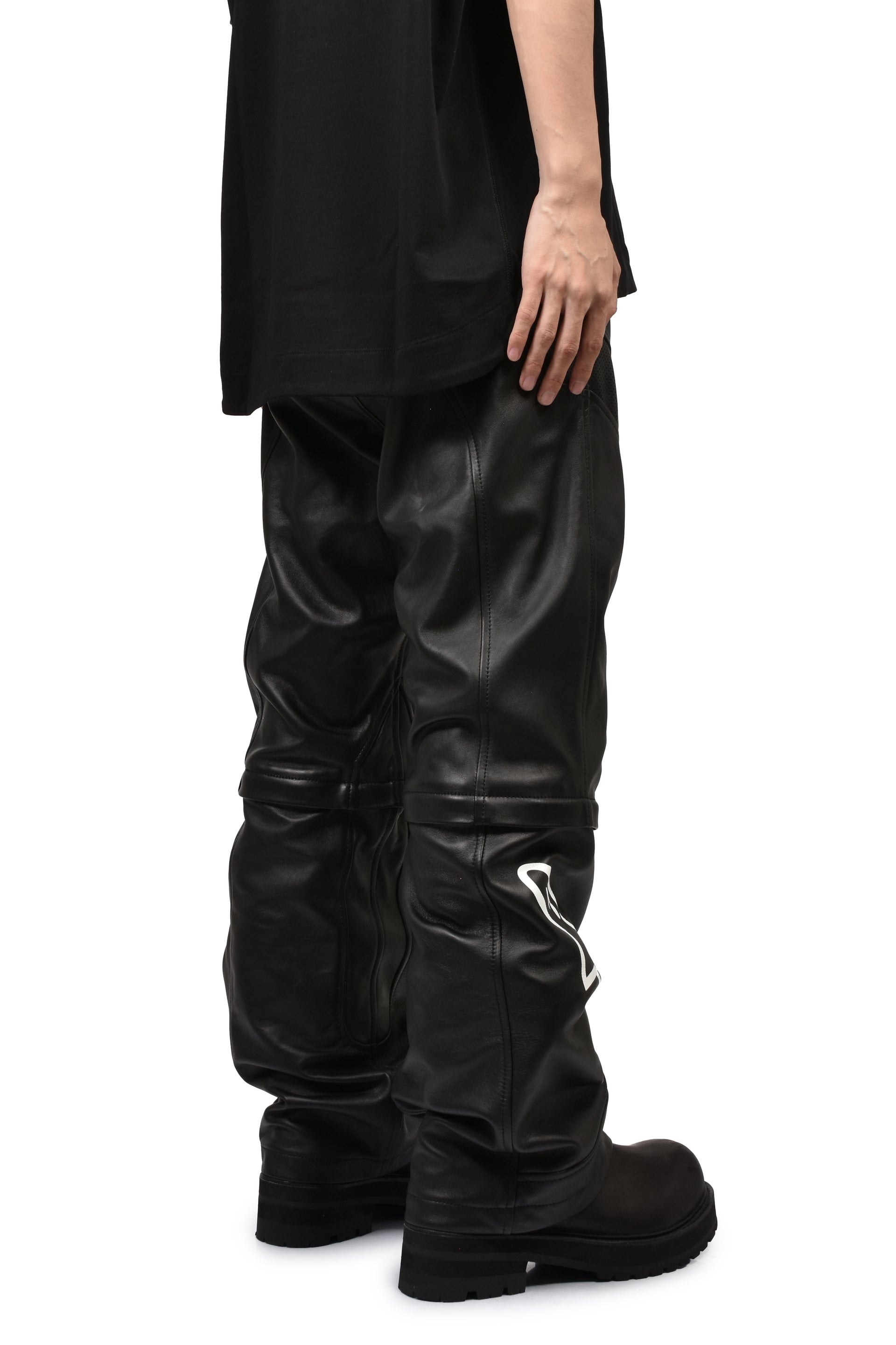 2.0 NEO BAT LEATHER PANTS / BLK