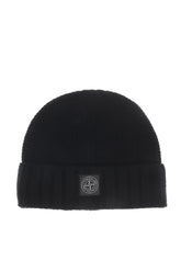 WOOL KNIT CAP / BLK