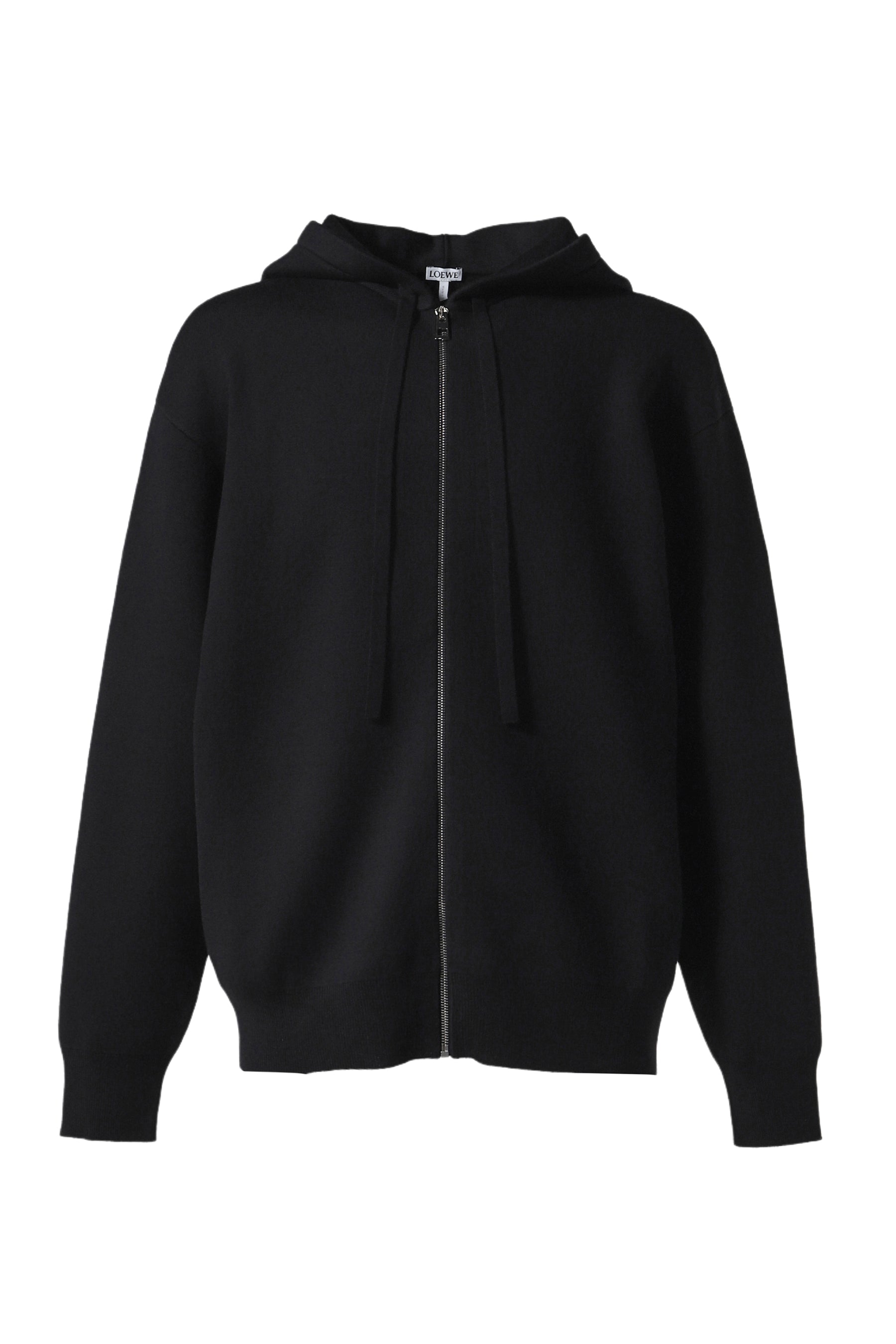 ANAGRAM ZIP-UP HOODIE / BLK