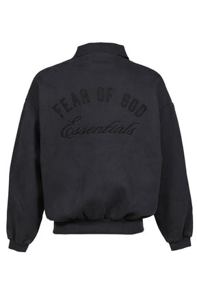 90'S FIT POLO SWEATSHIRT / VTG BLK