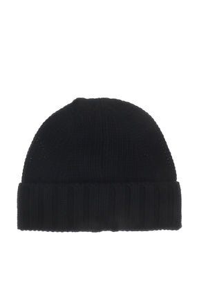 WOOL KNIT CAP / BLK