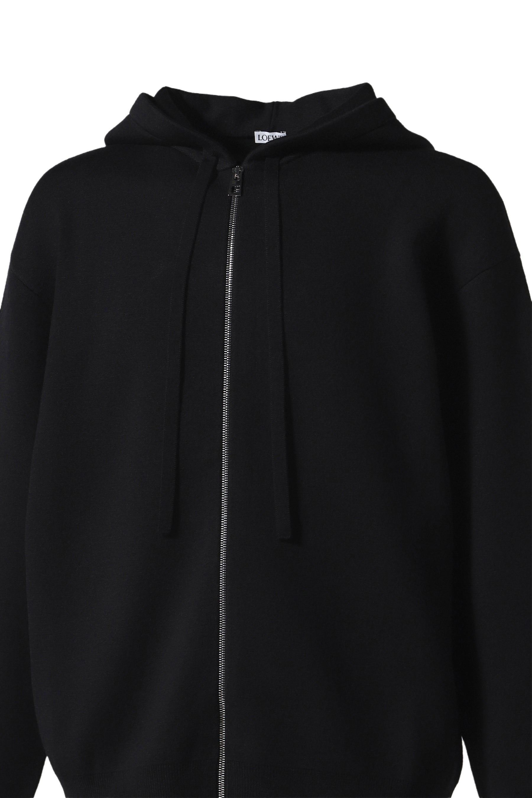 ANAGRAM ZIP-UP HOODIE / BLK