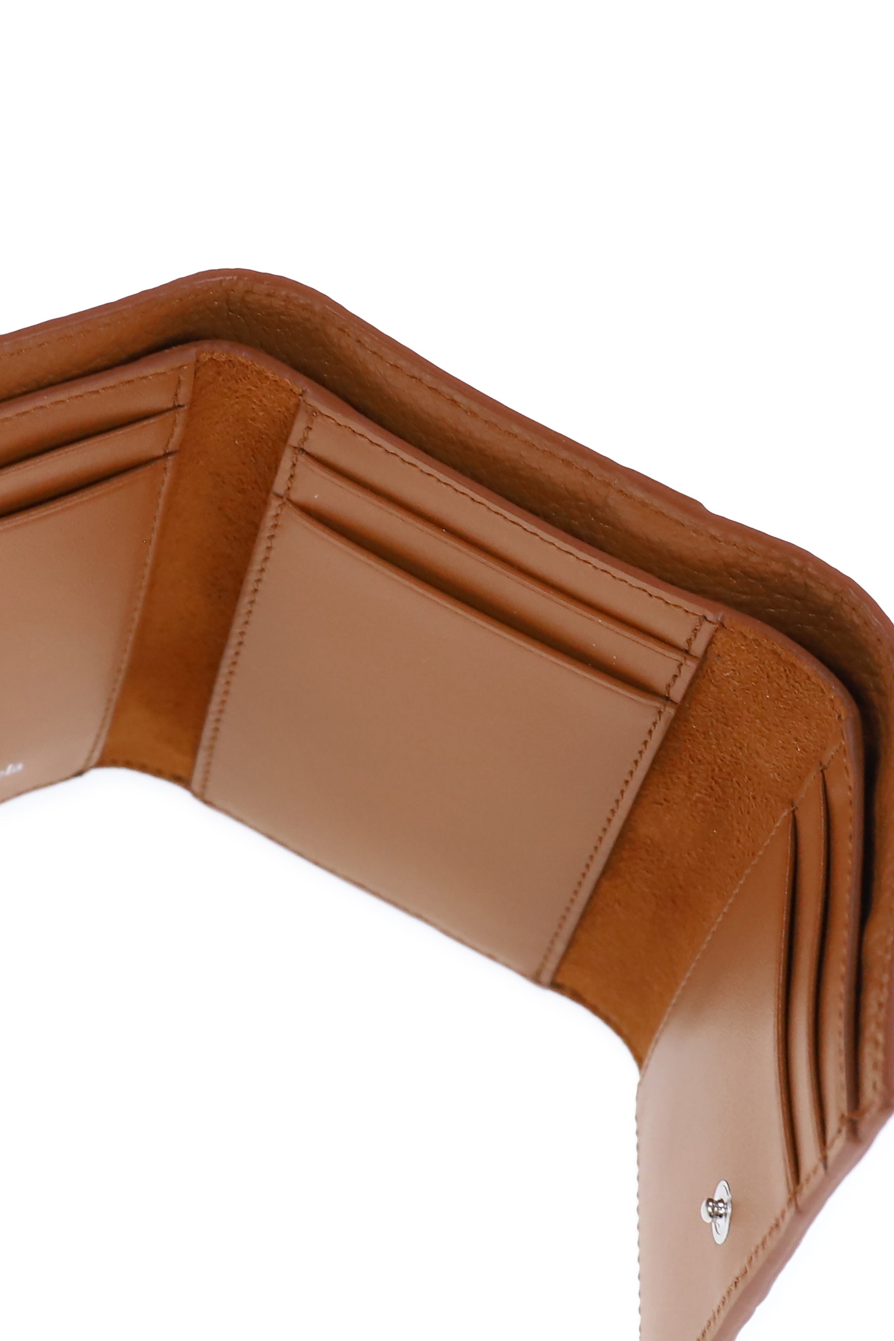 WALLET CLIP 3 WITH ZIP / TABACCO