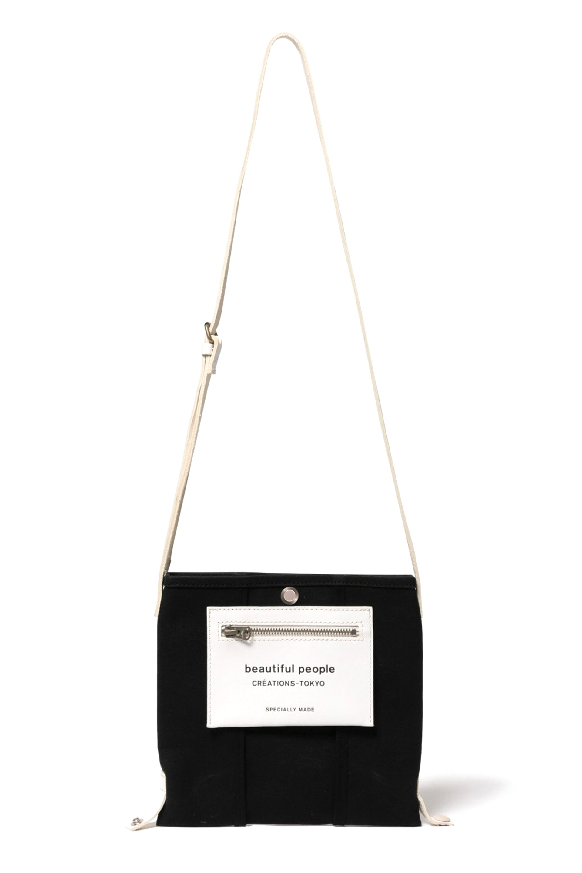 LINING LOGO POCKET MINI SHOULDER BAG / BLK