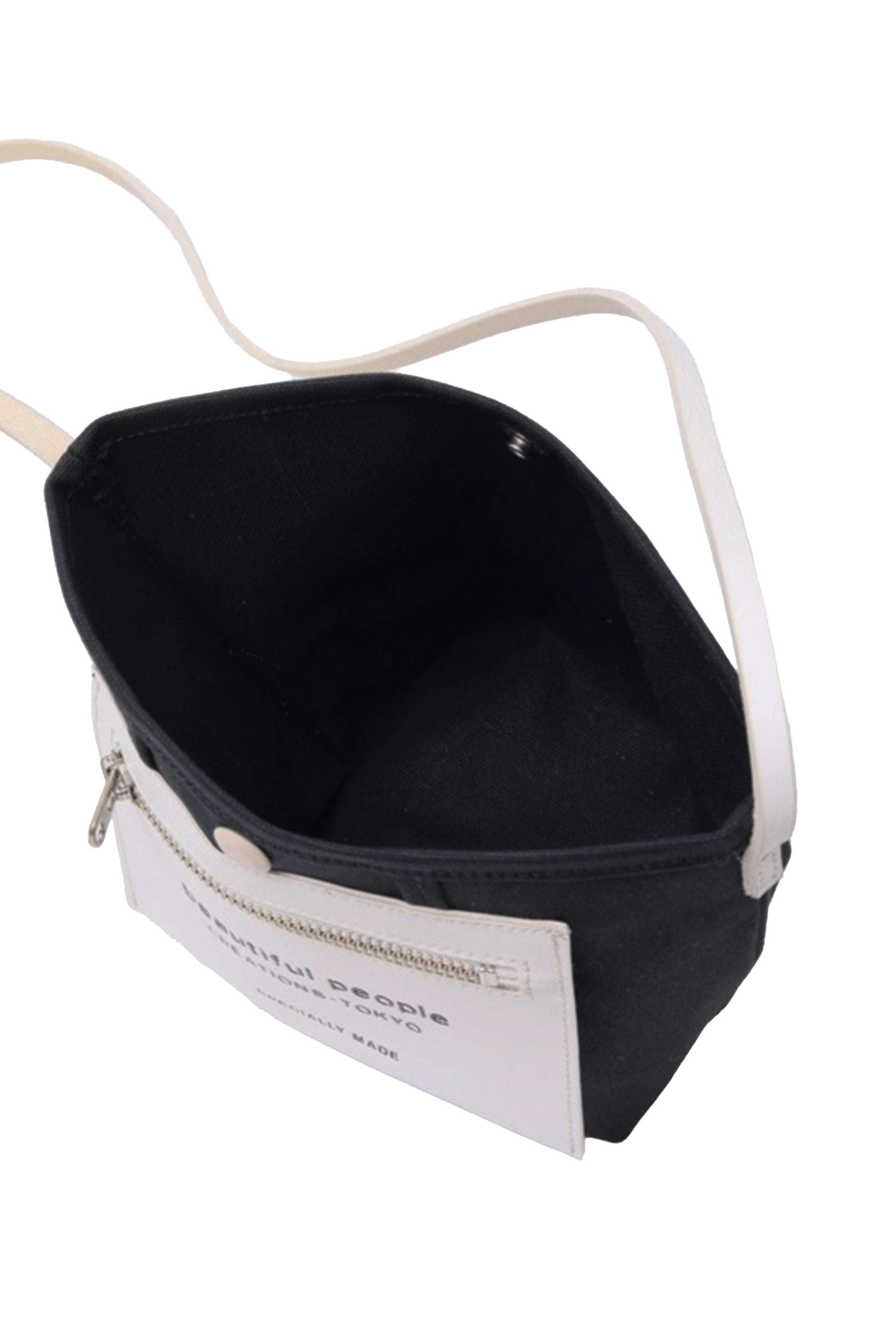 LINING LOGO POCKET MINI SHOULDER BAG / BLK