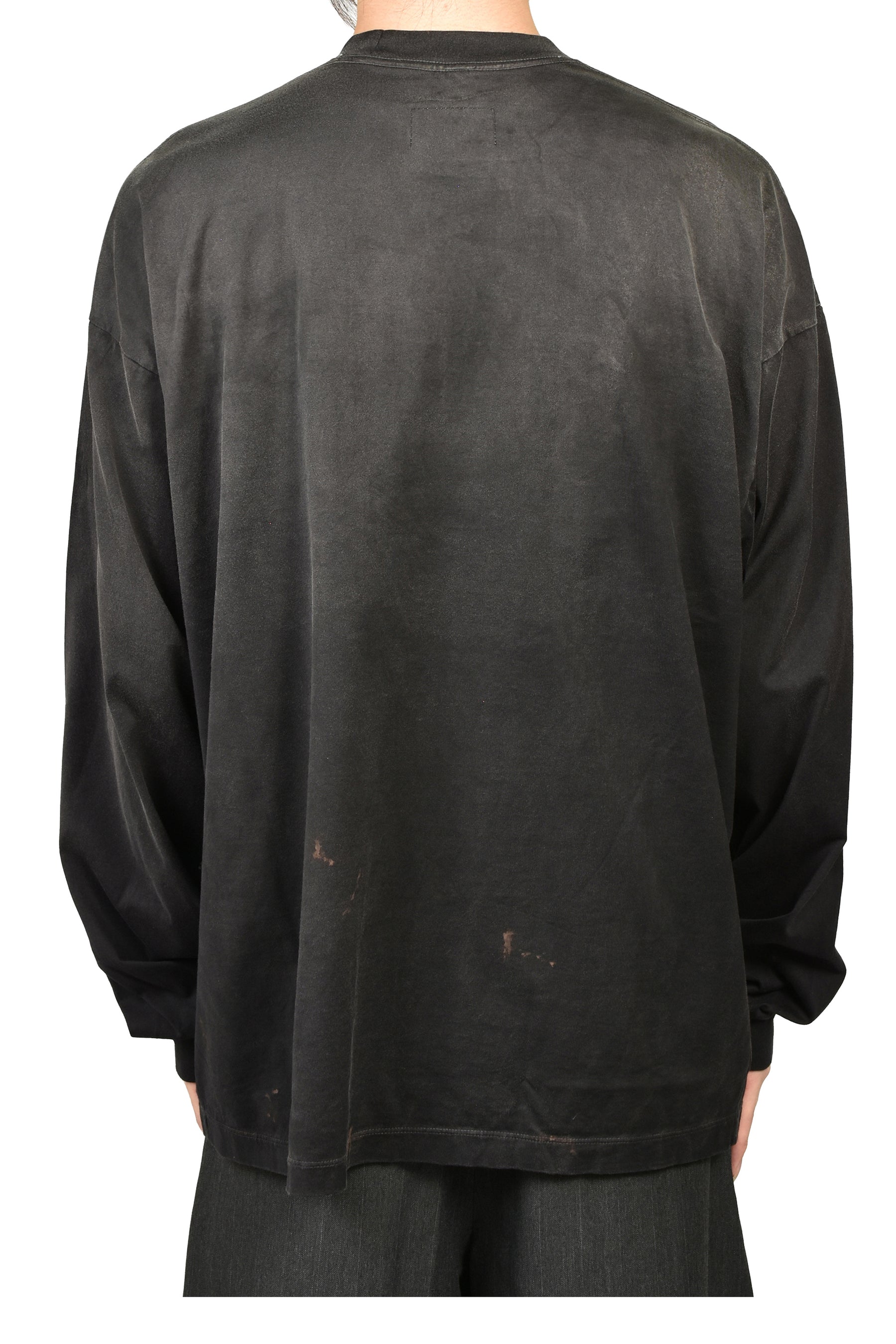 GAS MASK BEAR LONG SLEEVE T-SHIRT / BLK