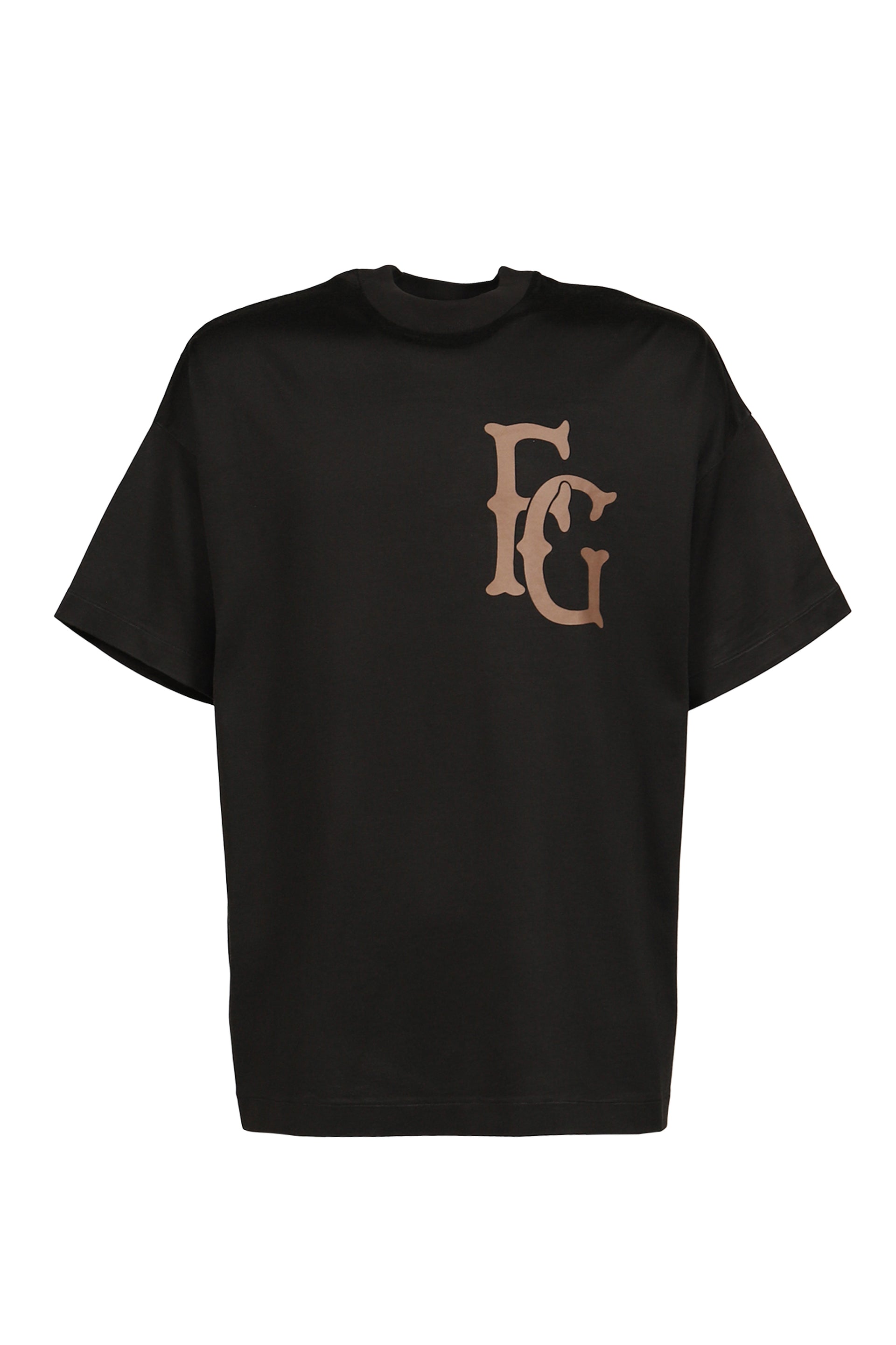 COTTON RAYON "43" SS TEE / BLK