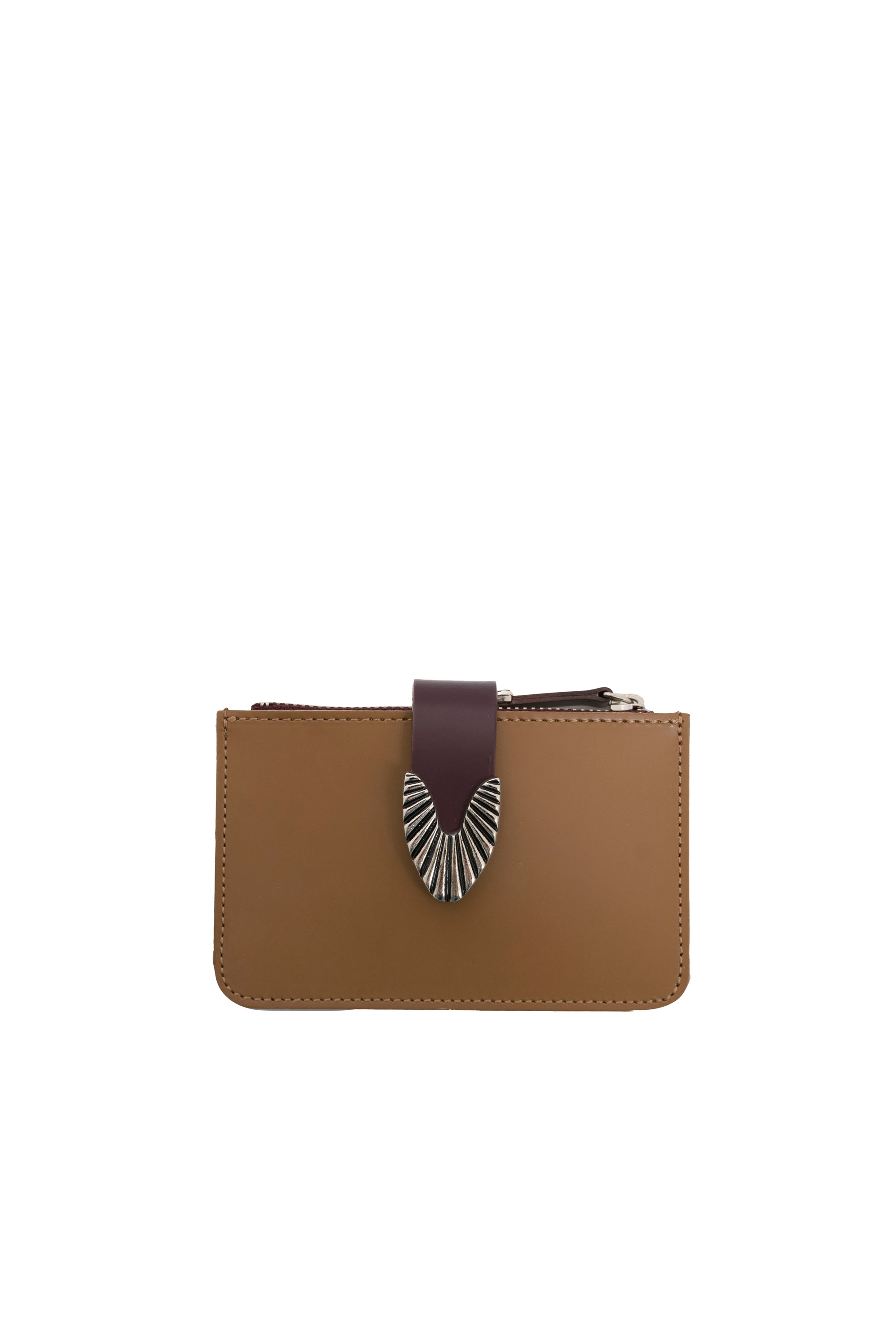 TOGA SS23 LEATHER WALLET SMALL / CAMEL -NUBIAN