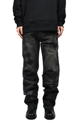 MA QUAD MX1 STRAIGHT JEAN / STORM BLK