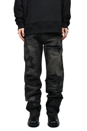 MA QUAD MX1 STRAIGHT JEAN / STORM BLK