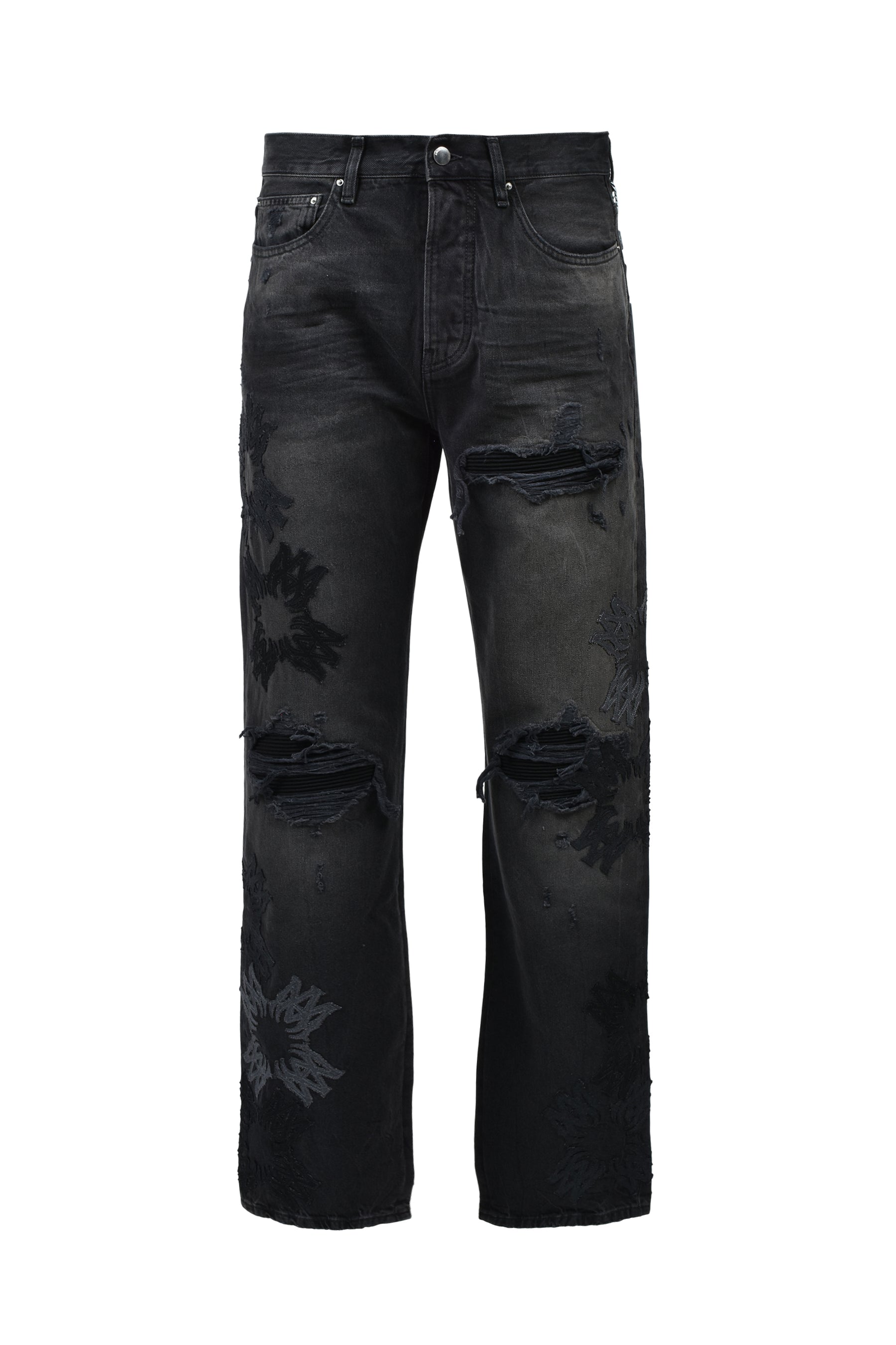 MA QUAD MX1 STRAIGHT JEAN / STORM BLK