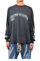 SURF CLUB L/S T-SHIRTS / BLK
