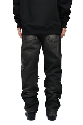 MA QUAD MX1 STRAIGHT JEAN / STORM BLK