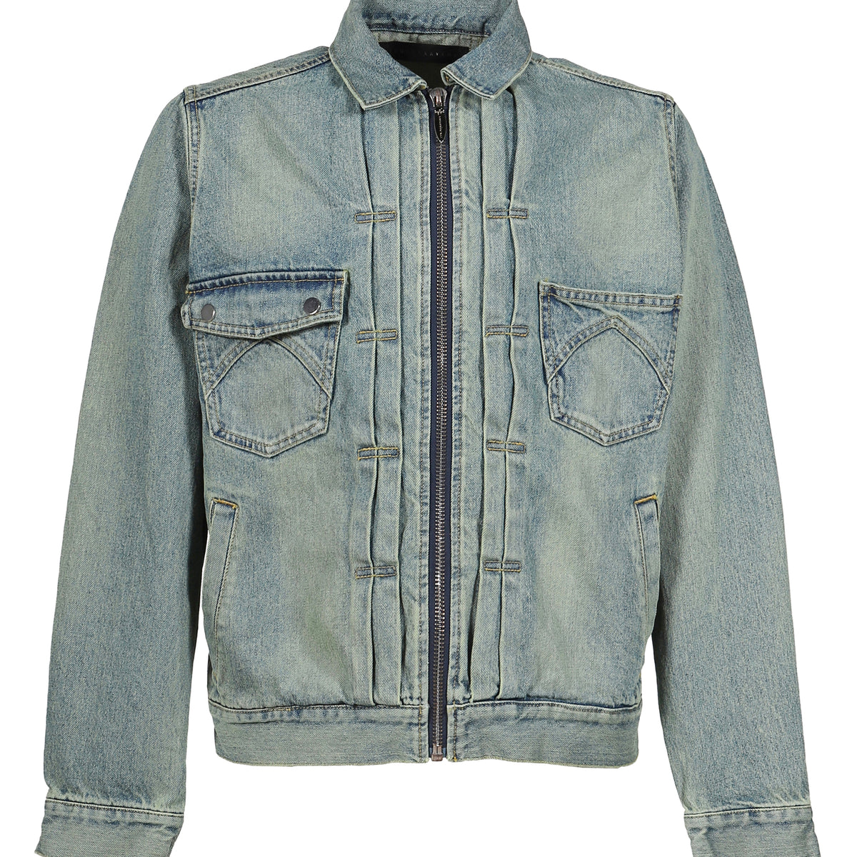 【JUN/NAKAYAMA/デニムジャケット】 JUN/NAKAYAMA ジュン ナカヤマ FW25 SLIDE DENIM JACKET / LT. IND