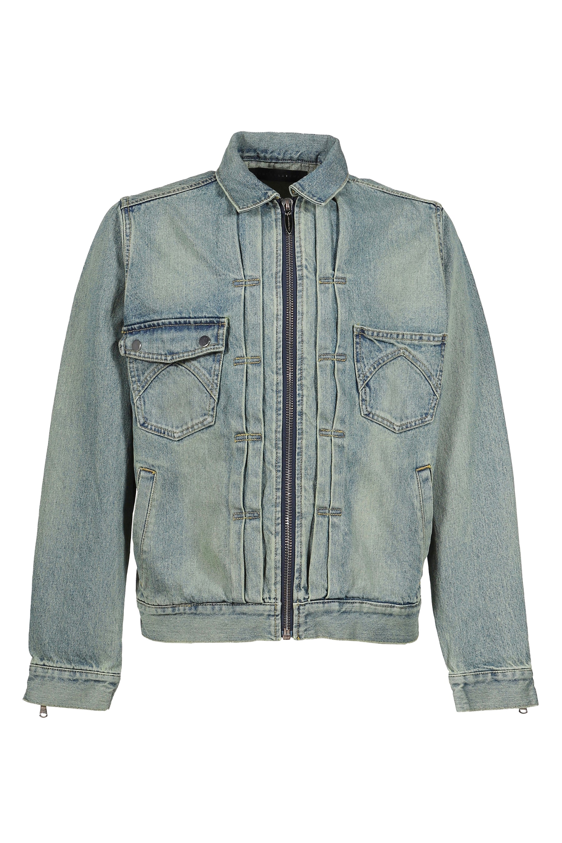 SLIDE DENIM JACKET / LT. IND