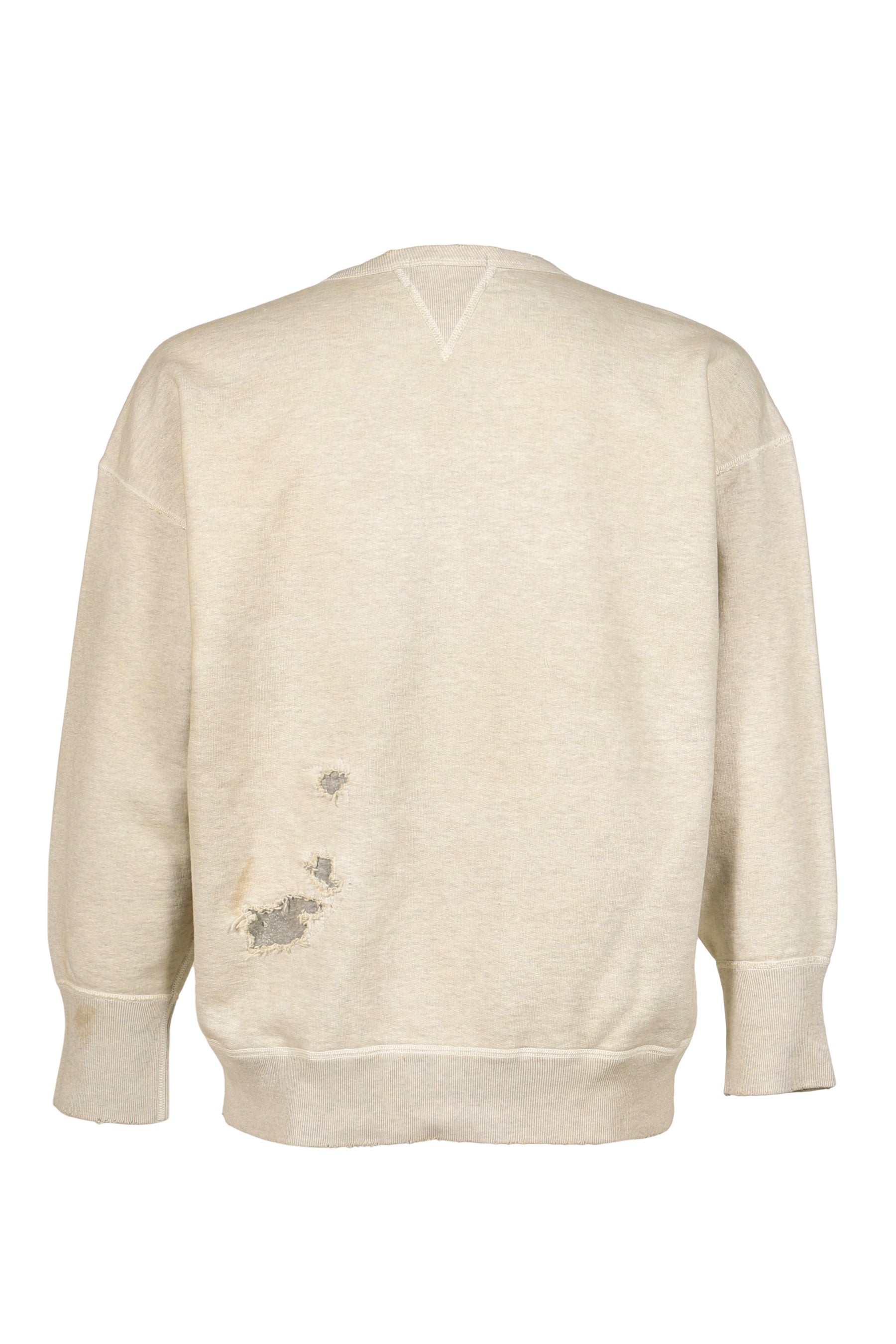 REPAIRED DOUBLE V SWEATSHIRT-U.S.ARMY / OAT