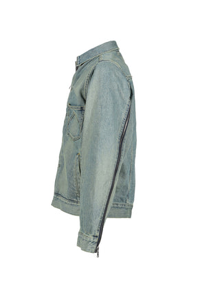 SLIDE DENIM JACKET / LT. IND