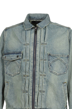 SLIDE DENIM JACKET / LT. IND