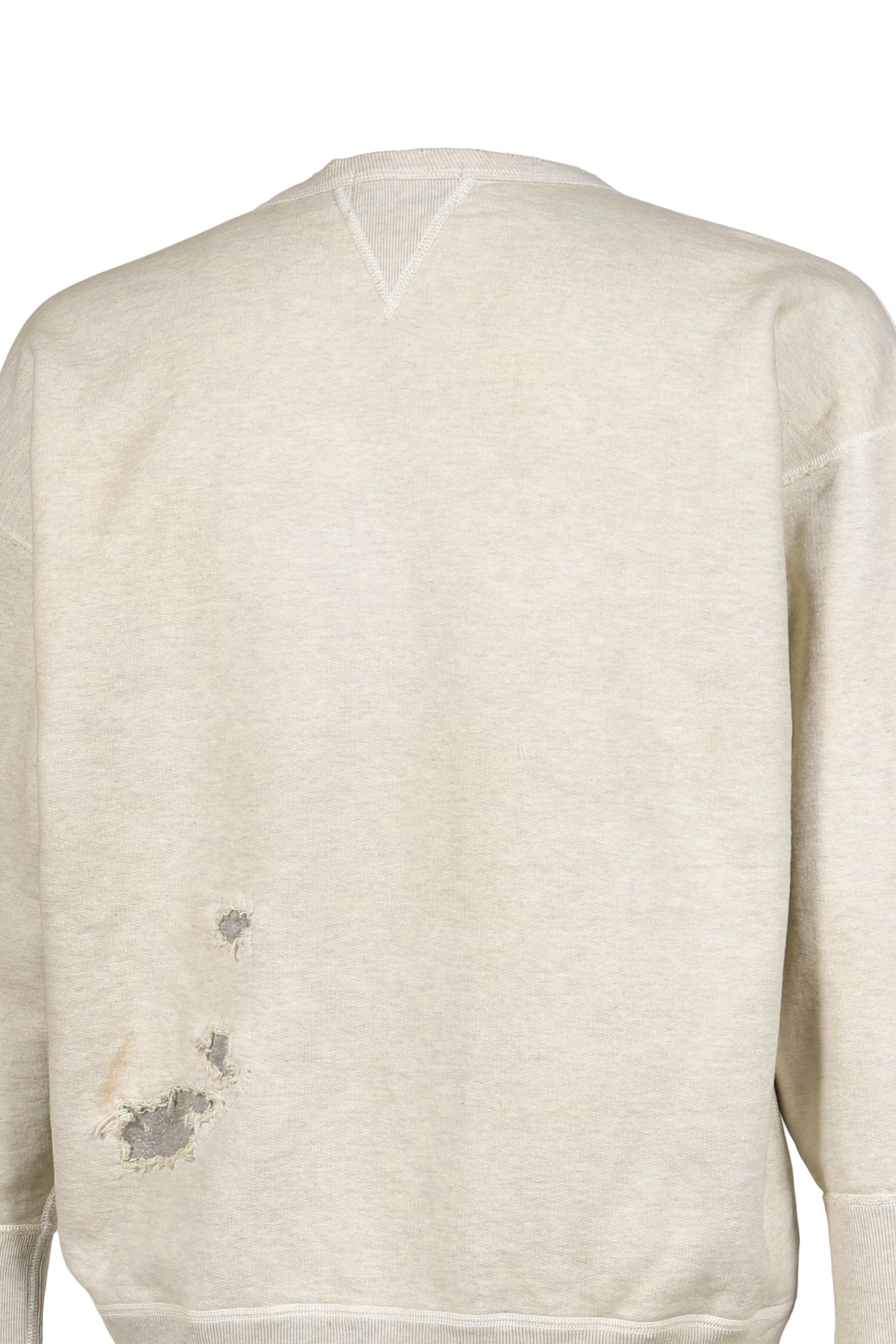 REPAIRED DOUBLE V SWEATSHIRT-U.S.ARMY / OAT