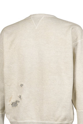 REPAIRED DOUBLE V SWEATSHIRT-U.S.ARMY / OAT
