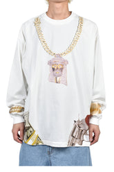 JESUS CHAIN WHITE LONG SLEEVE / WHT