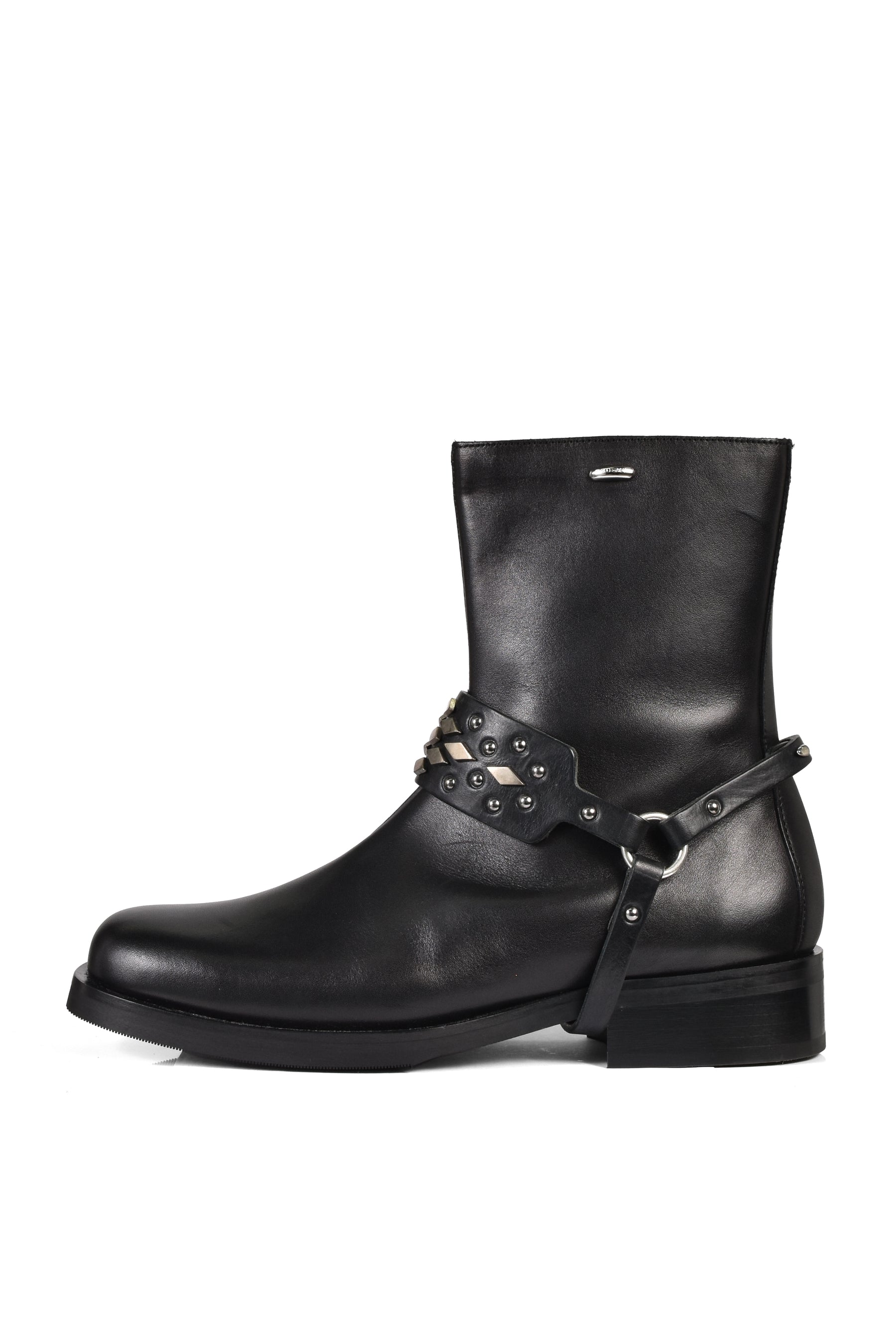 ABSTRACT SNAKE BOOT STRAP / BLK