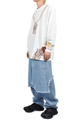 JESUS CHAIN WHITE LONG SLEEVE / WHT