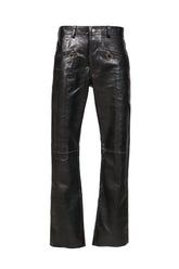 WICKED GAME LEATHER FLARES / BLK SAND