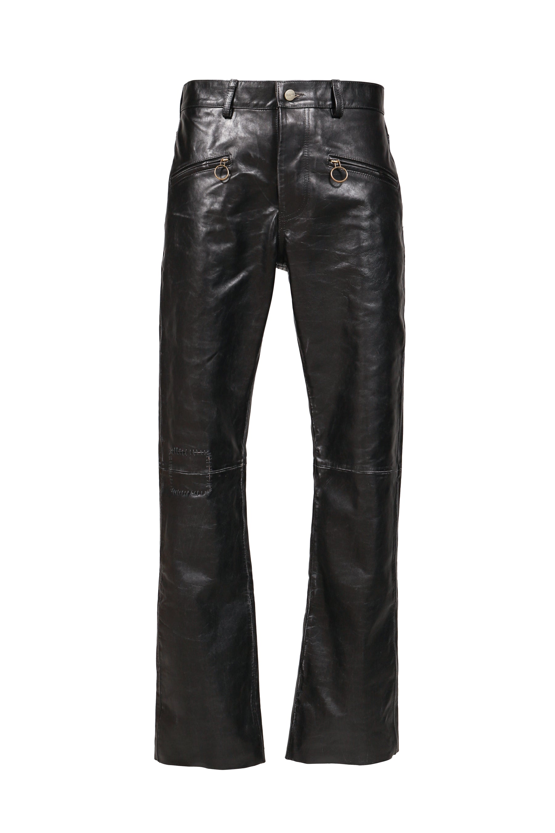 WICKED GAME LEATHER FLARES / BLK SAND