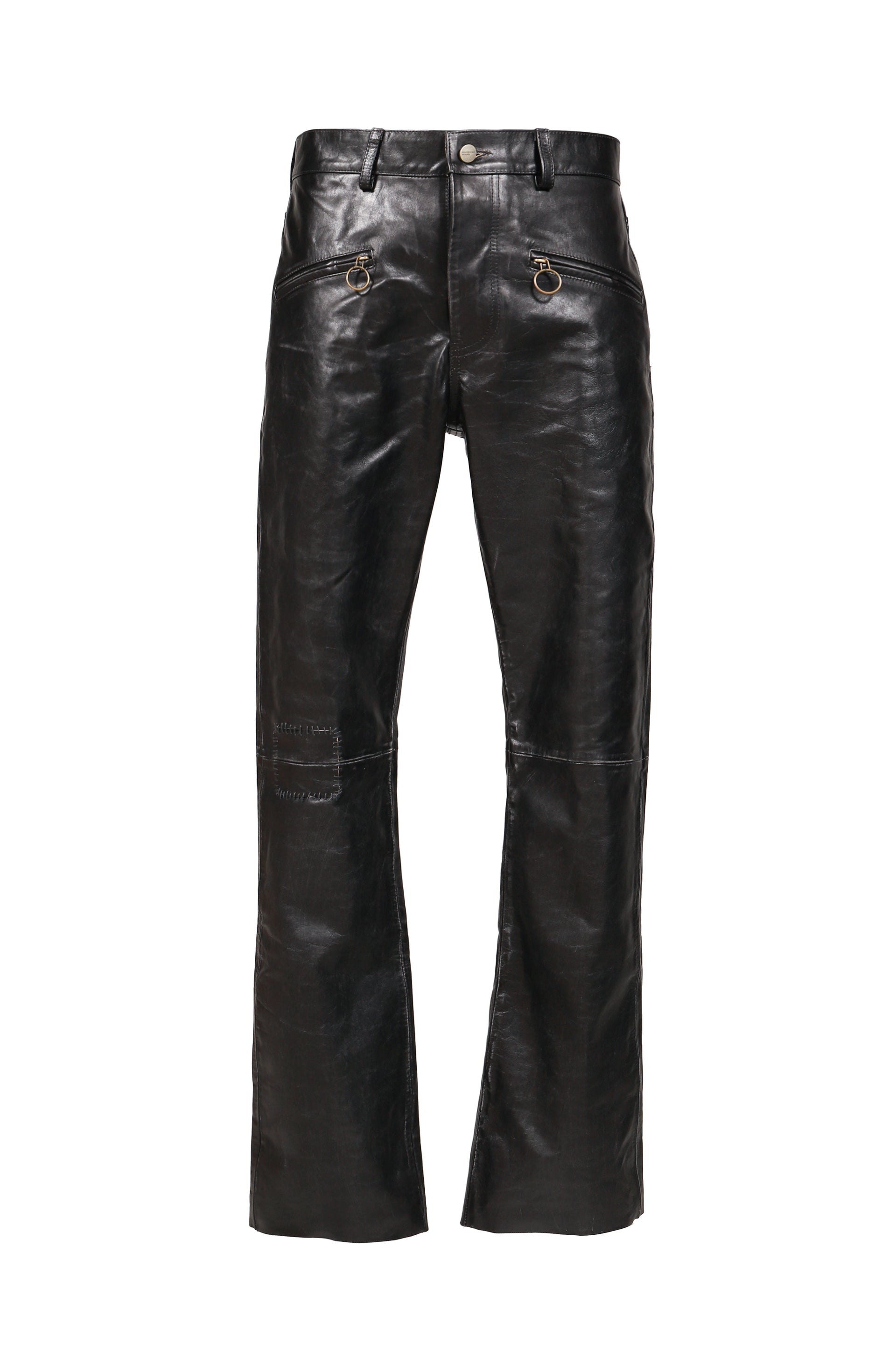 WICKED GAME LEATHER FLARES / BLK SAND