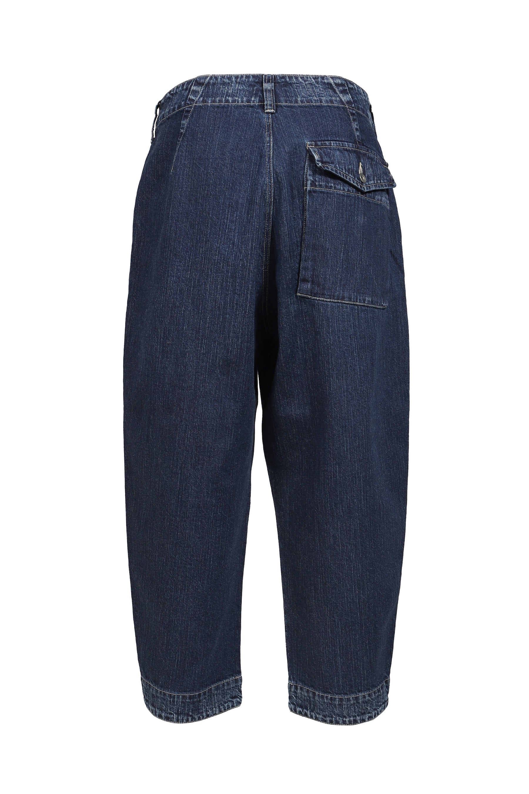 PORTER CLASSIC SS26 STEINBECK DENIM POCKET PANTS / NAVY - NUBIAN PORTER CLASSIC SS26 STEINBECK DENIM POCKET PANTS / NAVY - NUBIAN