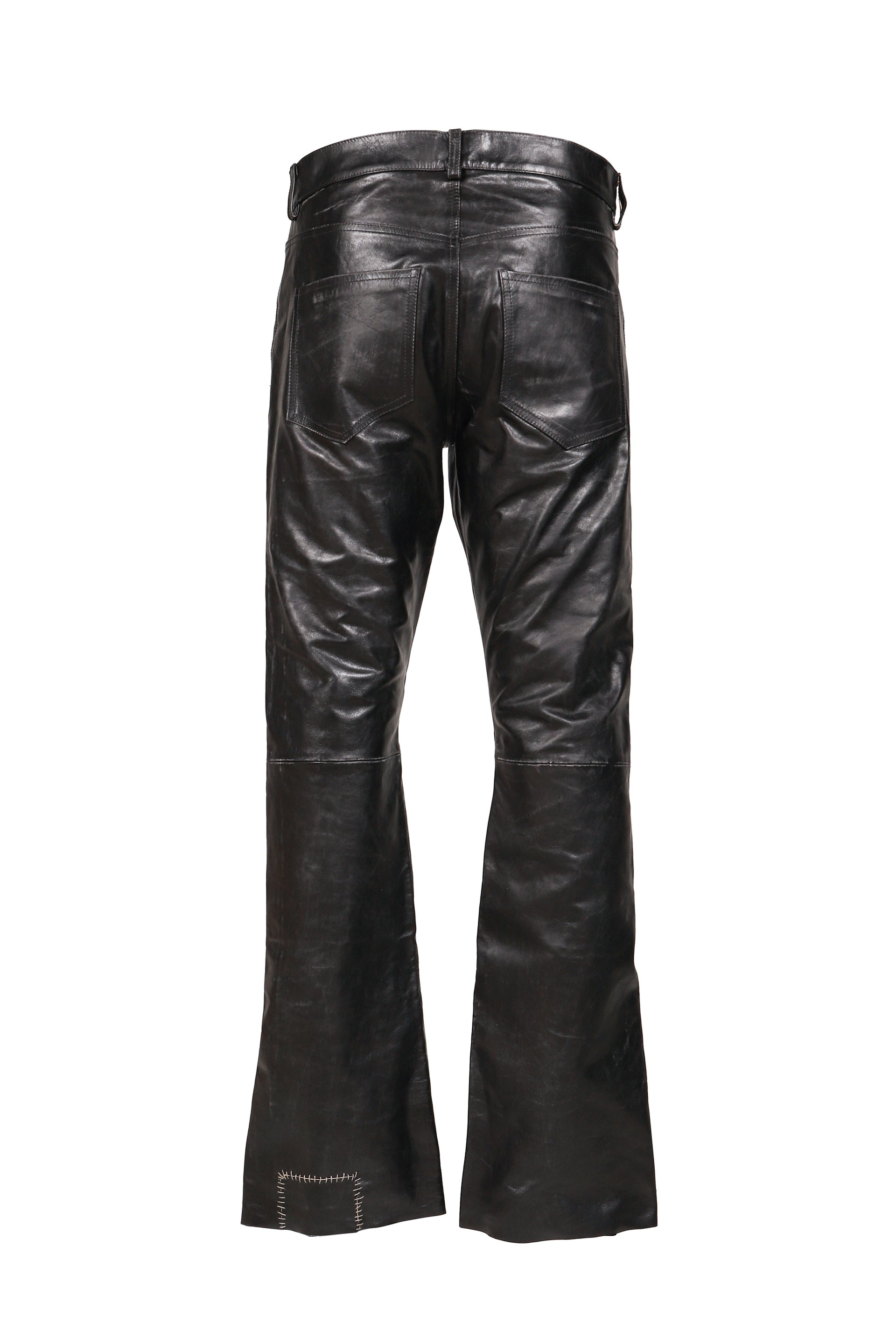 WICKED GAME LEATHER FLARES / BLK SAND