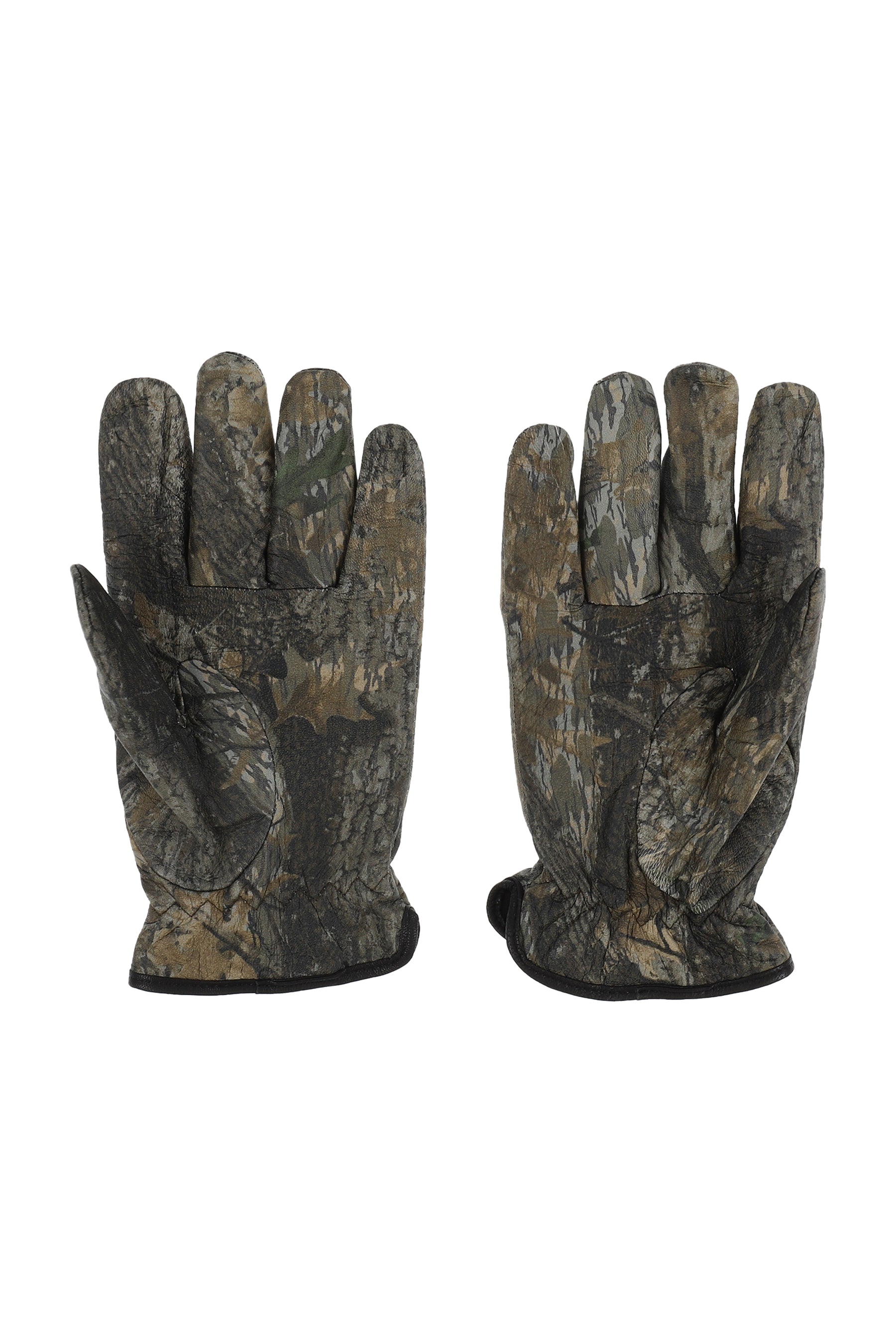 LOVE // HATE LEATHER GLOVES / CAMO