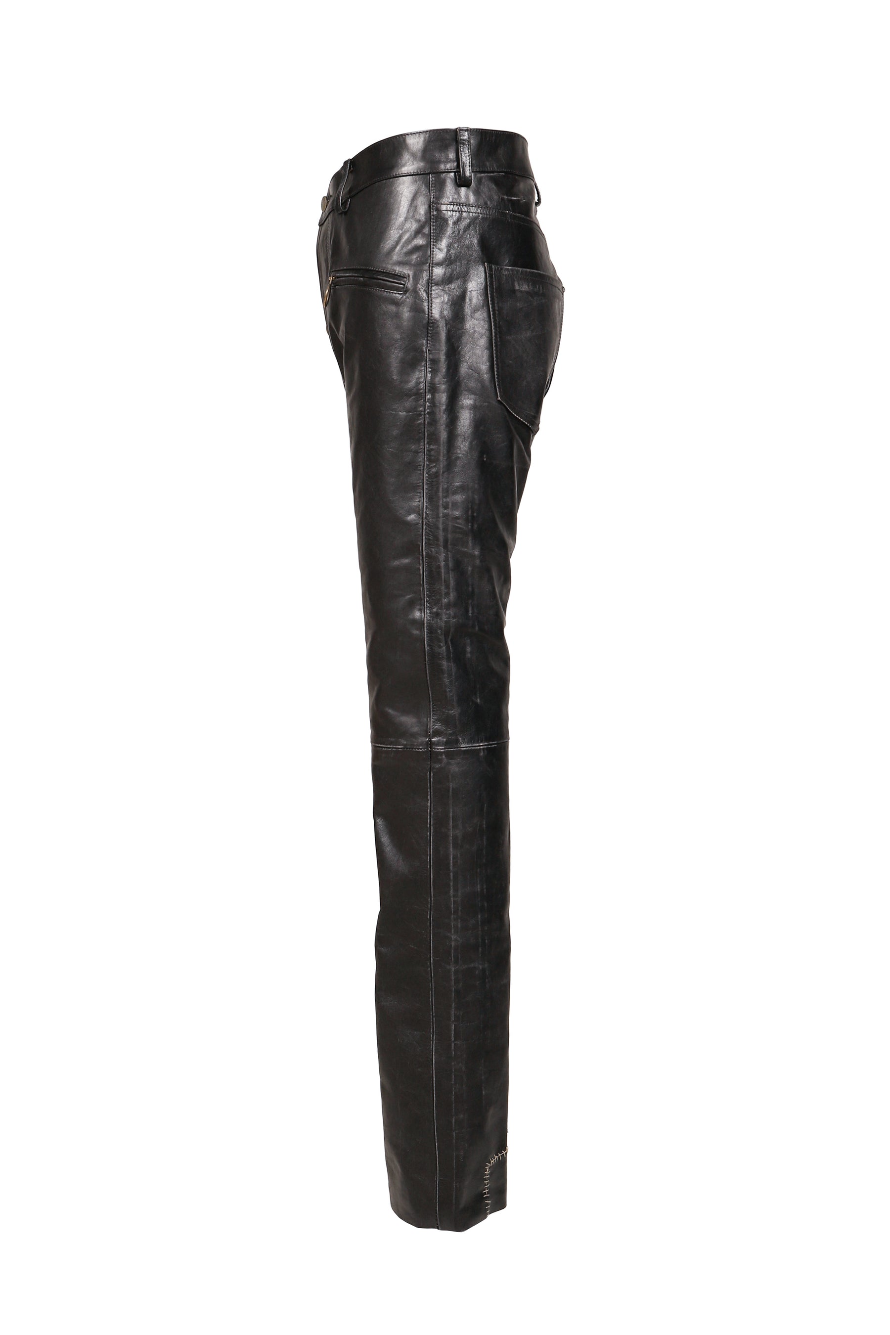 WICKED GAME LEATHER FLARES / BLK SAND