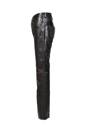 WICKED GAME LEATHER FLARES / BLK SAND