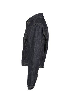 SHRUNKEN DENIM JACKET / RAW IND