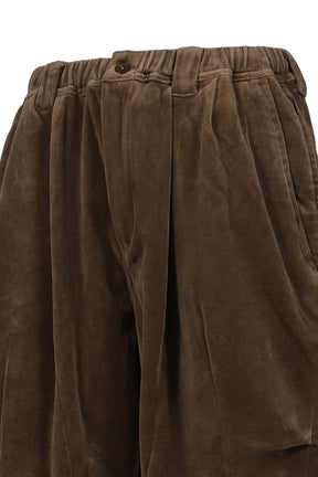 TBPR / VELOUR BIG SHORTS / OLV