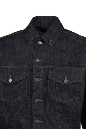 SHRUNKEN DENIM JACKET / RAW IND