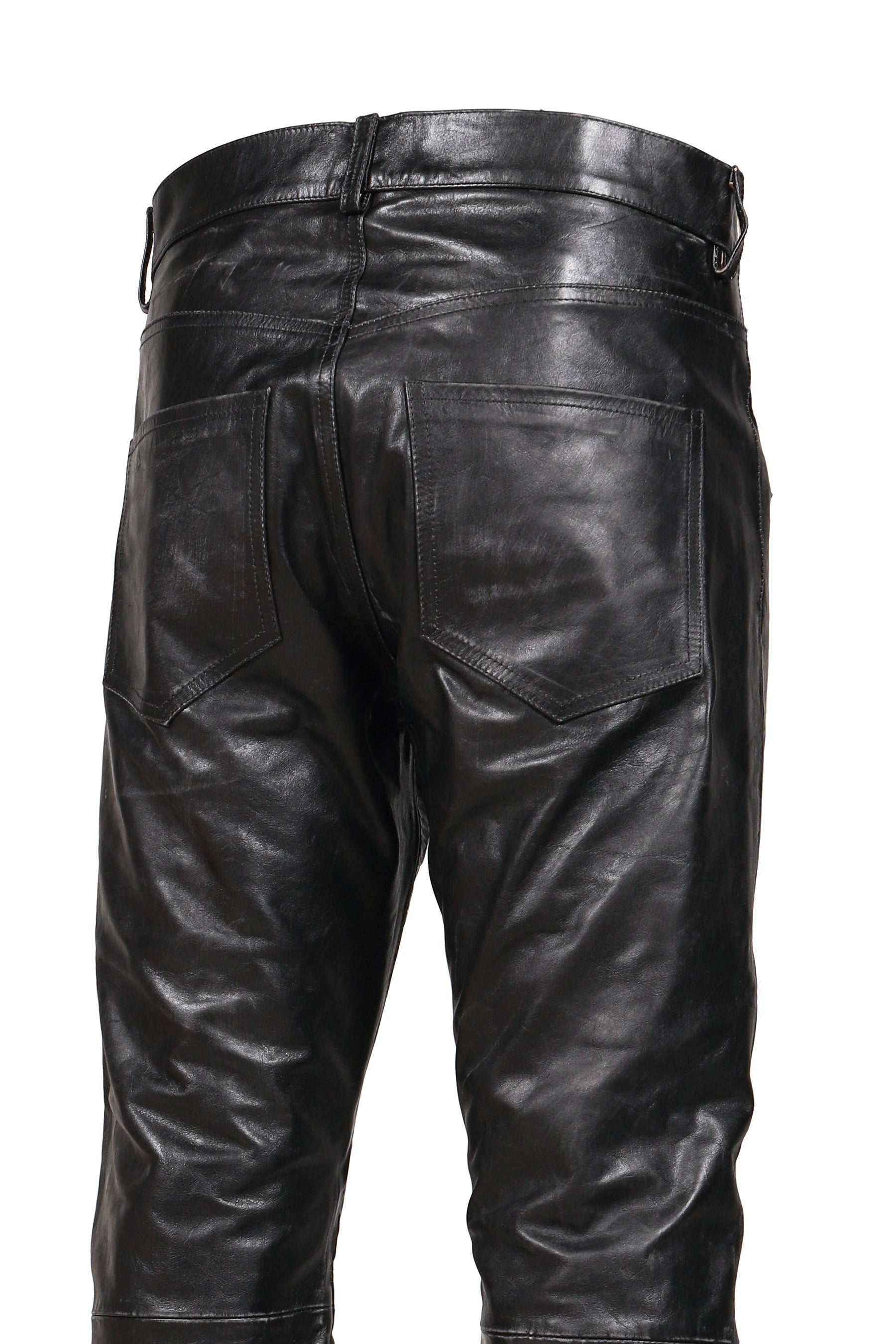 WICKED GAME LEATHER FLARES / BLK SAND