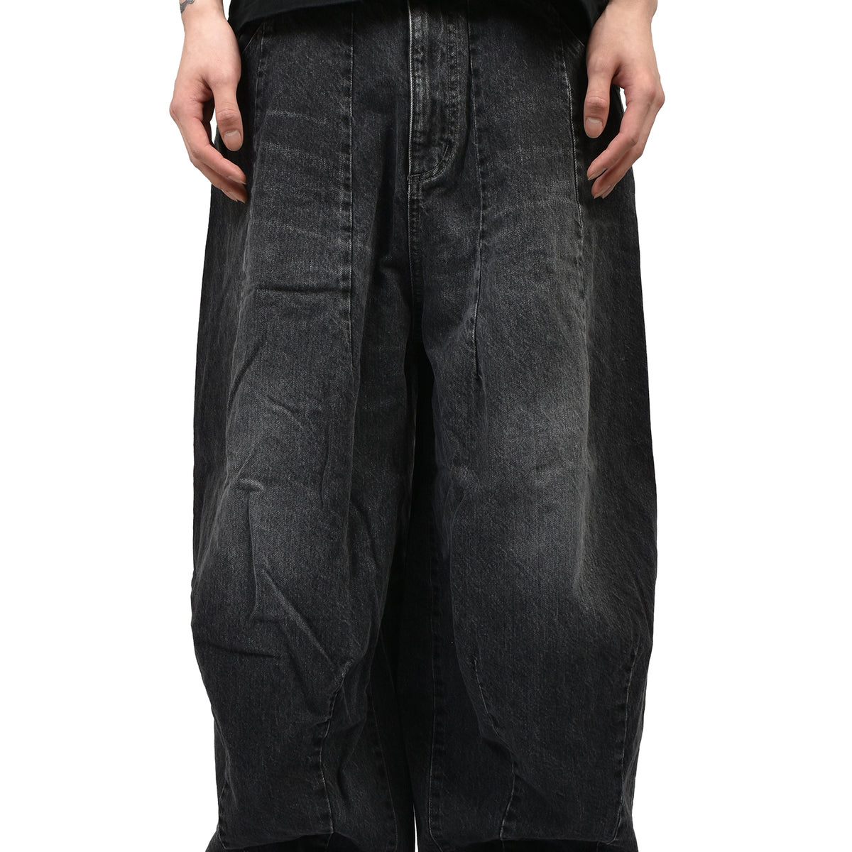 original wide denim black サイズ1 Needles Needles SS26 H.D. JEAN - 12OZ DENIM / BLK - NUBIAN